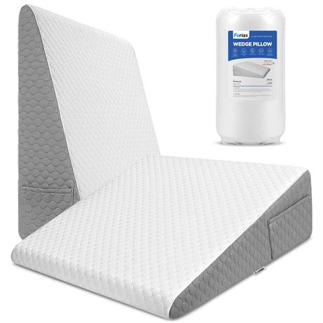Forias 7.5" Wedge Pillow for Sleeping Bed Wedge Pillow for After Surgery