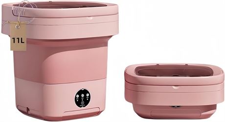 Portable washing machine,Mini Washer,11L upgraded large capacity foldable