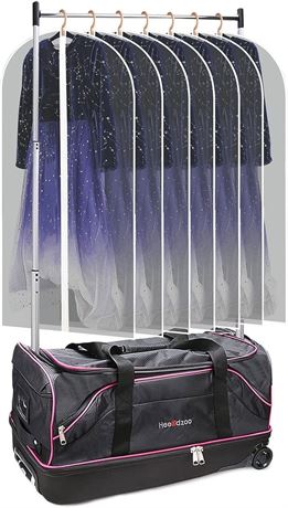 Dance Bag With Garment Rack,Dance Costumes Rolling Garment Bags For