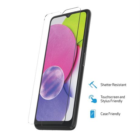 DuraGlass Tempered Glass Screen Protector with Quick Installation Tray for