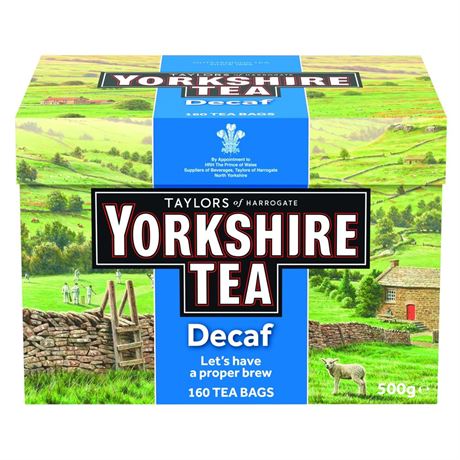 Taylors of Harrogate Yorkshire Tea Decaf 160 tea bags 160 Count (Pack of 1)