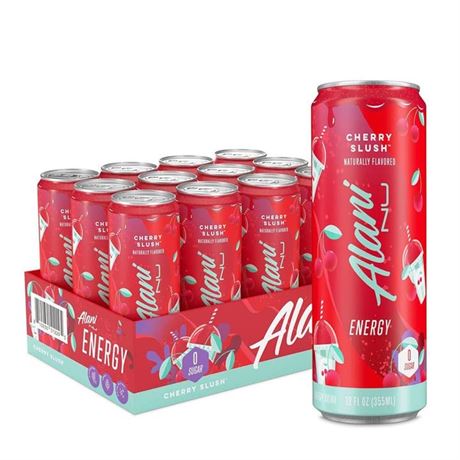 Generic Energy Drink Berry Flavor 12 Cans 12x355ml Alani Nu Sugar Free Energy