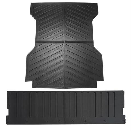 Powoq Truck Bed & Tailgate Mat for 2005-2023 Toyota Tacoma