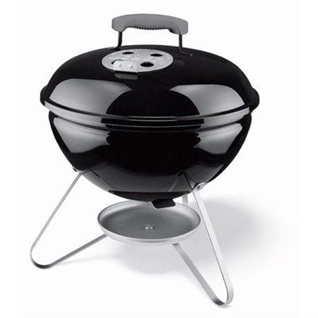 Smokey Joe 14 in. Portable Charcoal Grill in Black
