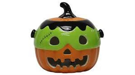 Festive Voice Ceramic Character Pumpkin Decor