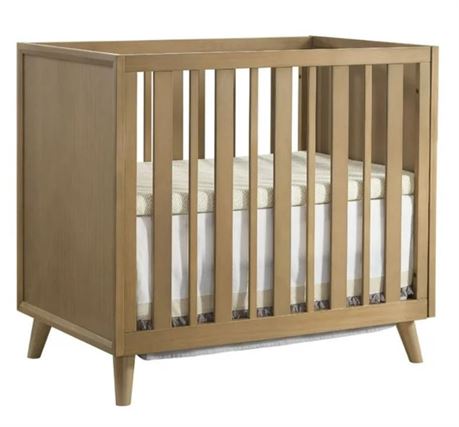 Oxford Baby Renwick 3 in 1 Mini Convertible Crib, Acorn Brown