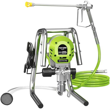 1200W Airless Paint Sprayer, 3300PSI High Efficiency Airless Sprayer with