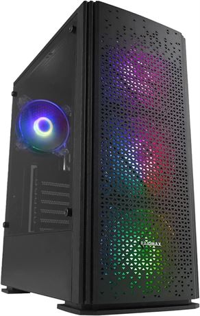 OFFSITE Raidmax Aureola Series H702 Pre-Installed 4X Addressable RGB Lighting