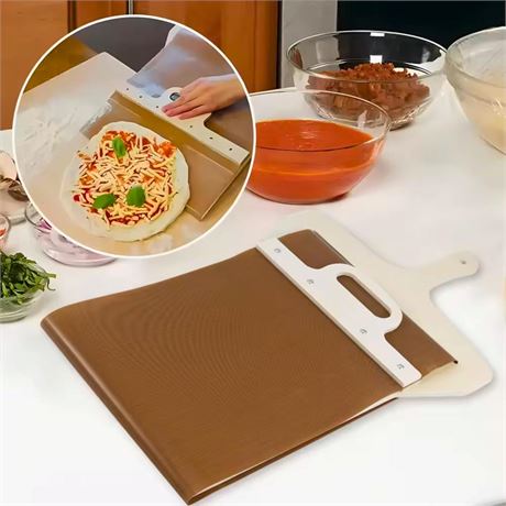 Innovative Pizza Peel Slider - Smart Sliding Paddle Handle for Effortless