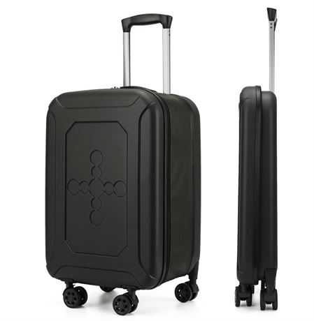 ELDA Collapsible Suitcase Checked Fully Foldable Luggage Hardshell Carry-On