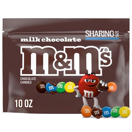 M&M's Milk Chocolate Candy Sharing Size - 10 oz Bag