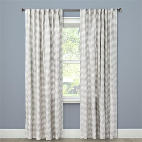 54"x84" Light Filtering Honeycomb Curtain Panel Gray - Threshold™
