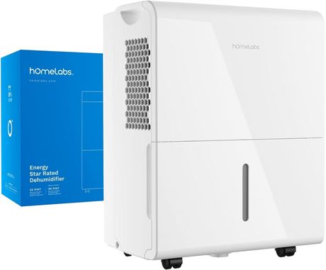 hOmeLabs 1,500 Sq. Ft. WiFi-Enabled Dehumidifier, Small to Medium Size Rooms -