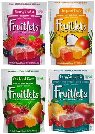 Liberty Orchards Fruitlets - Berry Fiesta, Tropical Frolic, Orchard Rave,