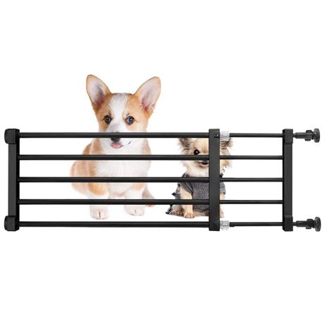 Short Dog Gate Expandable Dog Gate 22"-39.37" to Step Over,Pressure Mount Small