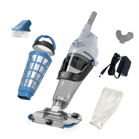 KOKIDO 2026 Rechargeable Cordless Pool Vacuum for Above Ground Pool, Stainless