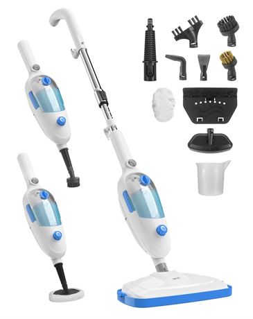Steam Mop for Floor Cleaning, 10in1 Multi Purpose Handheld Steamer Cleaner