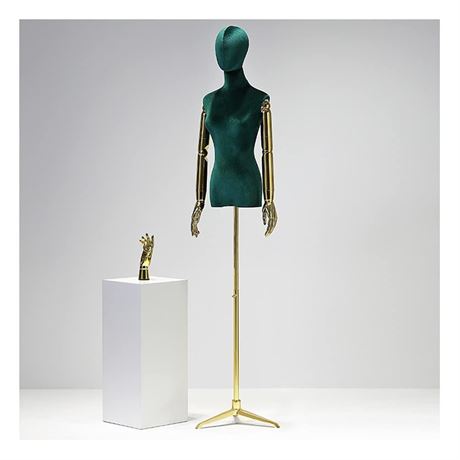 2 pack Dress Form Manikin Body, Female Bust Mannequin Torso for Shop Window,