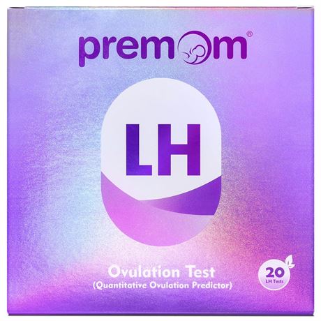 Premom Quantitative Ovulation Test Strips, Ovulation Predictor Kit with Smart