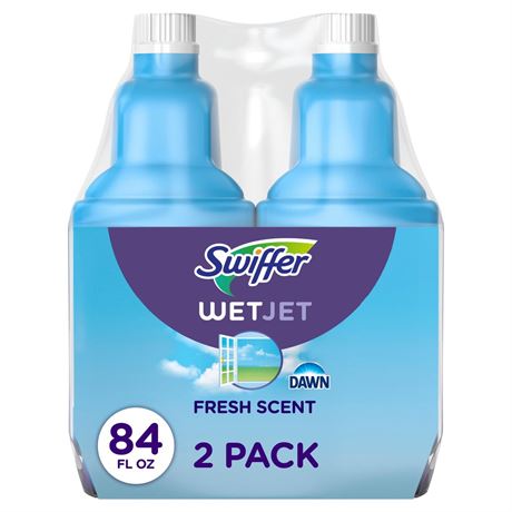Swiffer WetJet Multi-Purpose Floor Cleaner Solution Refill, Open Window Fresh