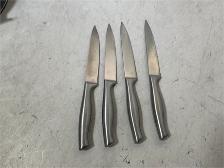 D.Perlla Steak Knives, Super Sharp Serrated Edge Steak Knife Set of