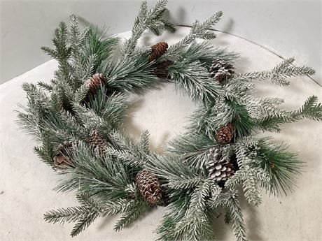 Christmas snowflake wreath
