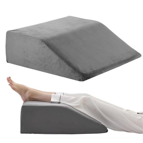 Leg Elevation Pillows, Leg Pillows for Sleeping, Cooling Gel Memory Foam Top,