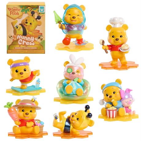 HAPPY HAUL Disney Winnie the Pooh Hunny Crew Designer Figures, Surprise