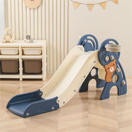 4 in 1 Toddler Slide,Baby Slide,Slide for Toddlers 1-3,Foldable Slide,Plastic