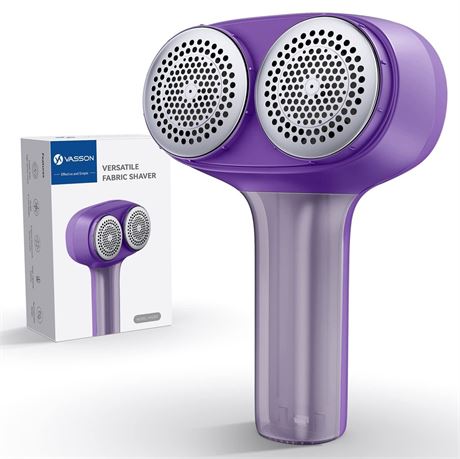 VASSON Fabric Shaver, Electric Lint Remover, Rechargeable Lint Shaver, Sweater