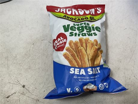 Jackson's Super Sea Salt Veggie Straws