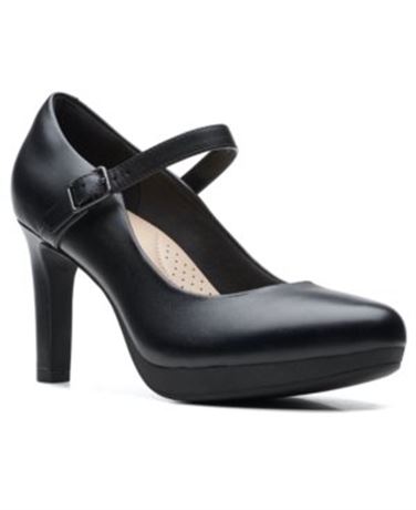 Clarks® Ambyr Shine Women's Leather Pumps,