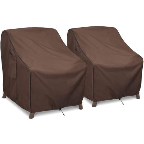 Patio Furniture Covers Waterproof for Chair, Outdoor Lawn Chair Covers Fits up