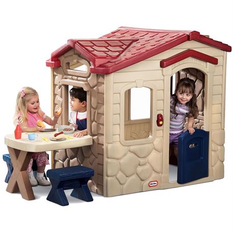 OFFSITE Little Tikes Picnic on the Patio Playhouse with 20 Play Accessories