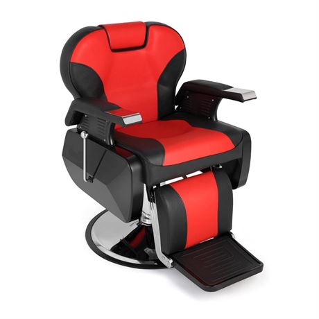 All Purpose Hydraulic Barber Chair Heavy Duty, Recline Salon Chair for Hair
