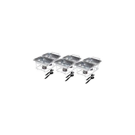 Member's Mark Party Set with Safe Heat Chafing Fuel (24 Pc.)
