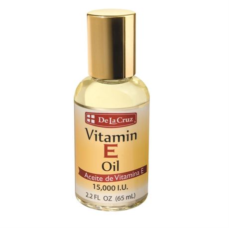 De La Cruz Vitamin E Oil for Face and Body 15 000 IU Anti-Aging Moisturizer 65
