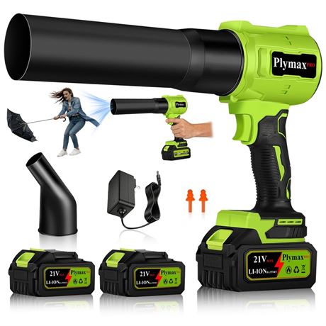 Cordless Leaf Blower, 800,000 RPM Electric Leaf Blower, Handheld Leaf Blower