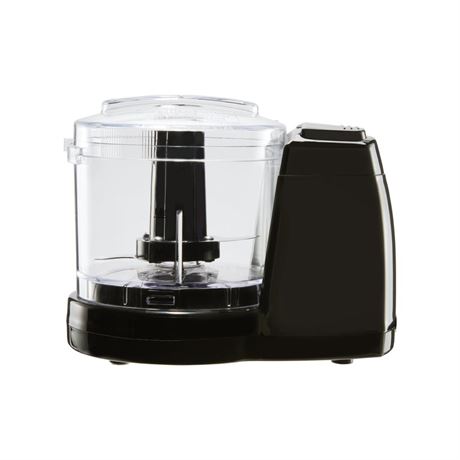 Mainstays 1.5 Cup  One-Touch Pulse   Mini Food Chopper  Black and bottle opener
