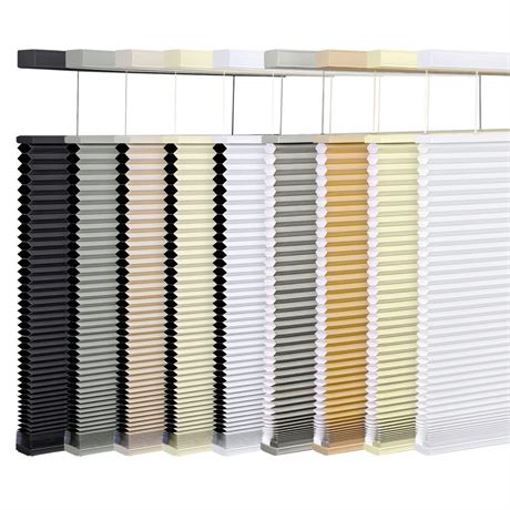 LazBlinds Top Down Bottom Up (TDBU) Cordless Cellular Shades, Light Filtering