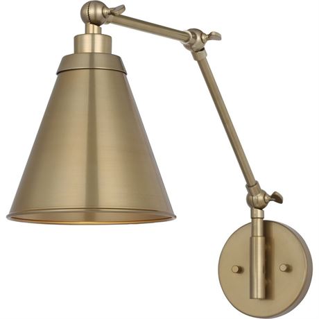 Avec Brynlee Collection Indoor Transitional Champagne Bronze Wall Sconce with