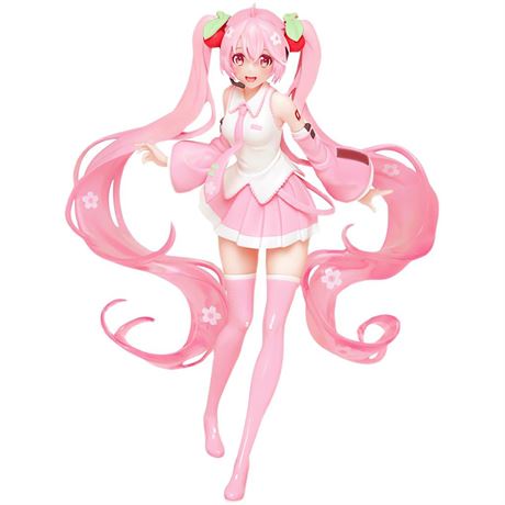 Miku Figure Anime Figures Pink Cherry Blossoms Figure Gift Desktop Collection