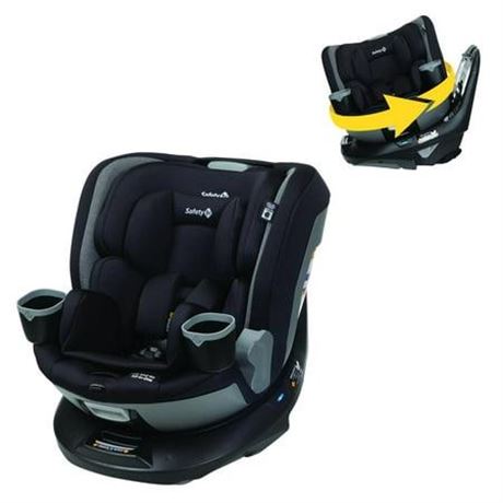 Safety 1ˢᵗ Turn and Go 360 Rotating All-in-One Convertible Car Seat  Black