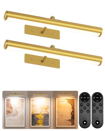 EZVALO Picture Lights for Wall, 16" Rechargeable 6000mAh Painting Lights with