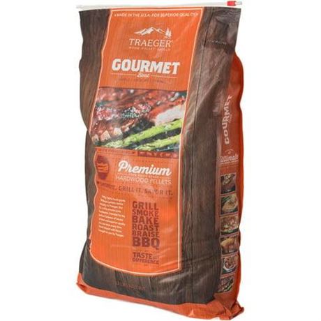 Traeger Gourmet Blend Wood Pellets  33 Pounds