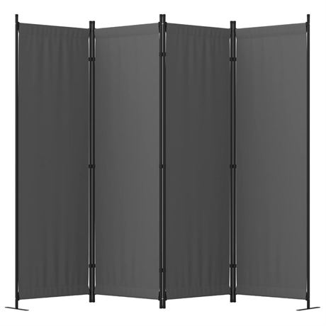 Room Divider, 4 Panel Folding Privacy Screen, 88” Portable Separating with