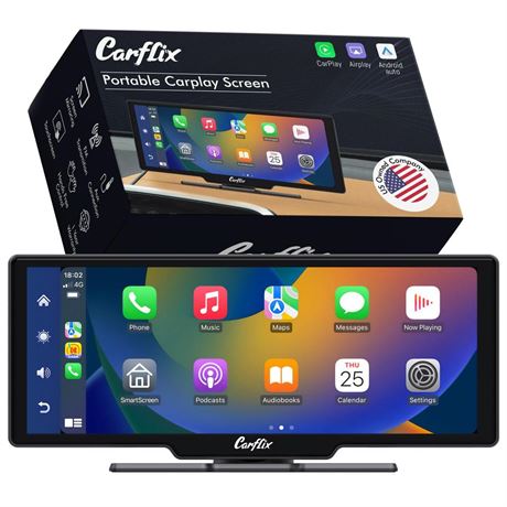 Portable Wireless CarPlay Screen for Car - 10.26 Inch Car Play Screen & Stereo