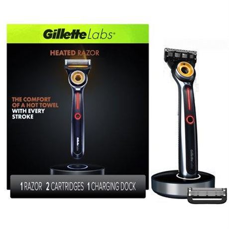 Gillette Labs Men S Heated Razor Starter Kit - 1 Handle  2 Blade Refills  1