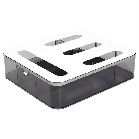ARRAS Food Storage Bag Organizer | 4 Slot Storage Bag Organizer for Drawer |