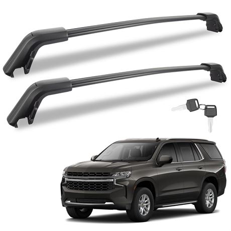 Anti-Theft 440LBS Roof Rack Cross Bars Compatible with 2021 2022 2023 2024